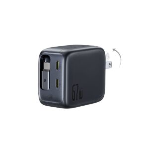 Baseus EnerCore CJ11 Fast Charger with Retractable Cable 3C 67W